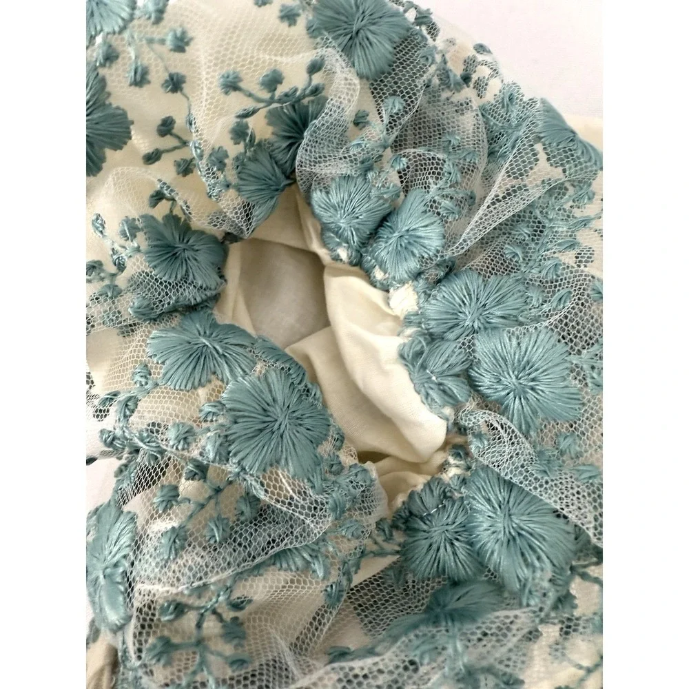 Janie‎ And Jack Special Occasion Floral Fete Tulle Dress Girls Size 6 Wedding